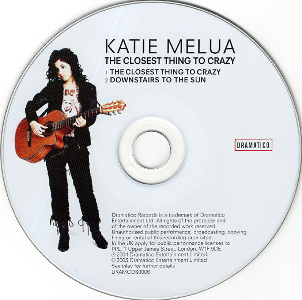 Katie Melua : The Closest Thing To Crazy (CD, Single, Enh, Car)