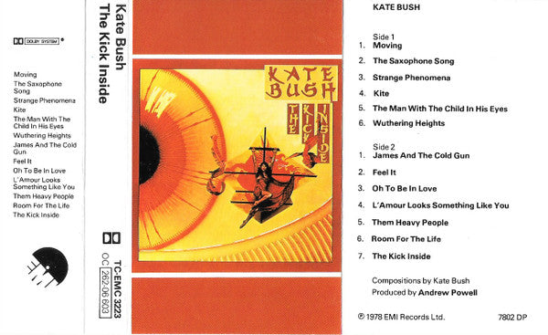 Kate Bush : The Kick Inside (Cass, Album, Bla)