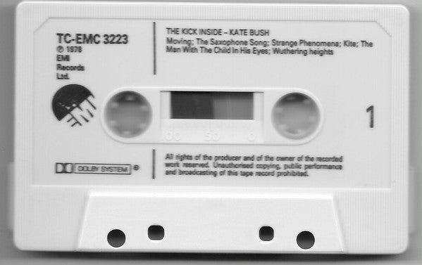 Kate Bush : The Kick Inside (Cass, Album, Bla)