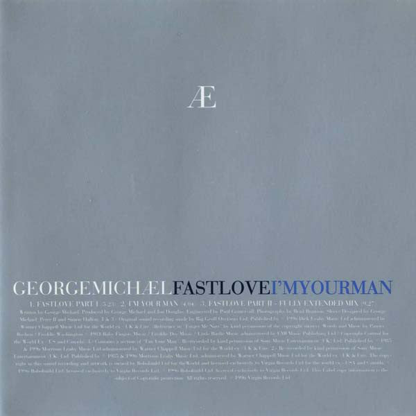 George Michael : Fastlove (CD, Single)