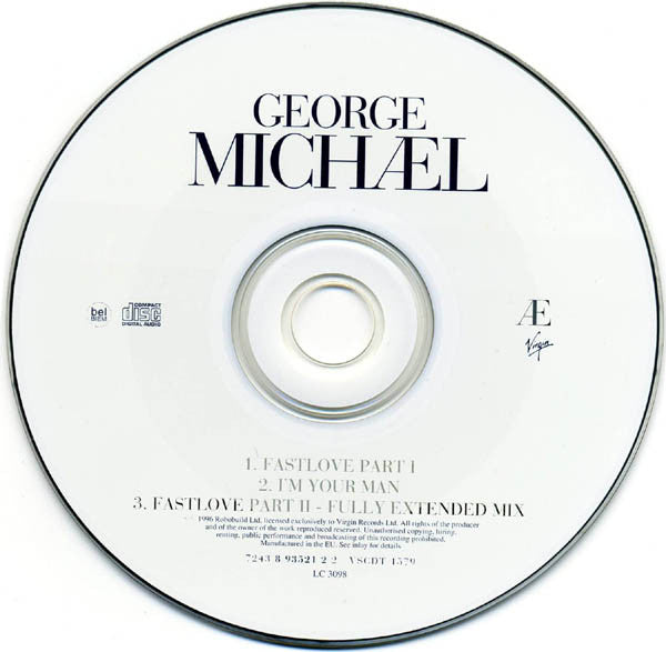 George Michael : Fastlove (CD, Single)