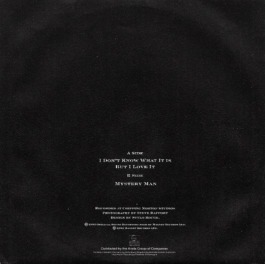 Chris Rea : I Don't Know What It Is But I Love It (7",Single,45 RPM)