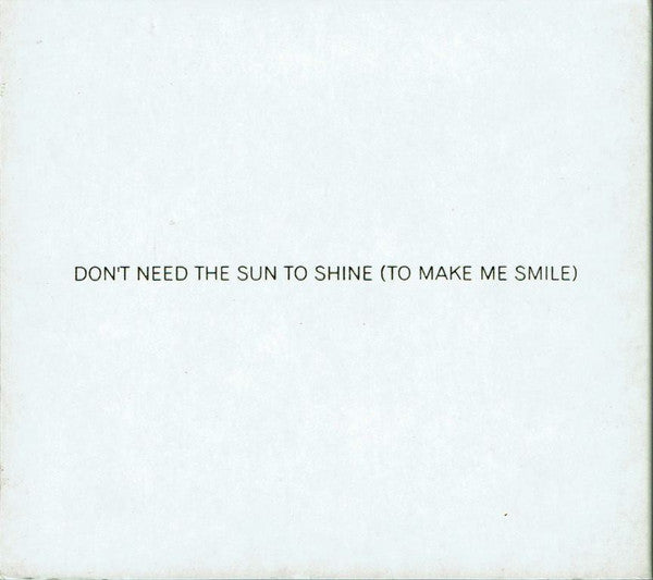 Gabrielle : Don't Need The Sun To Shine (To Make Me Smile) (CD, Single, Promo)