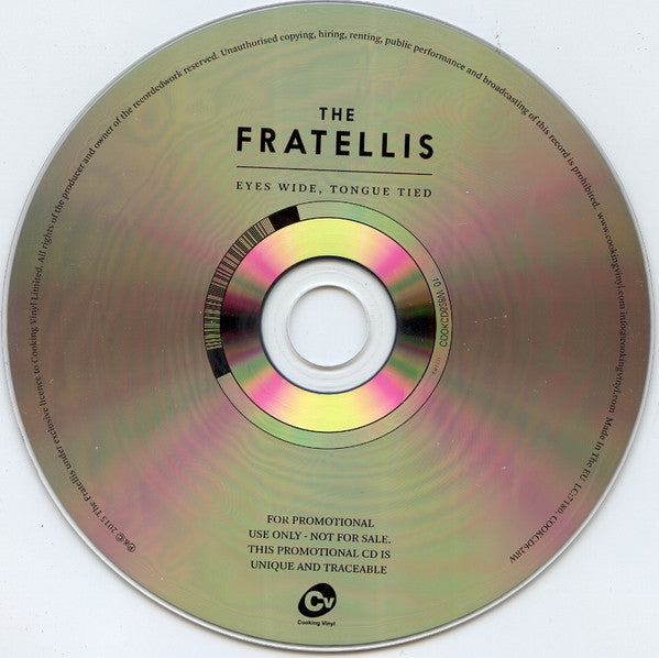 The Fratellis : Eyes Wide, Tongue Tide (CD, Album, Promo)