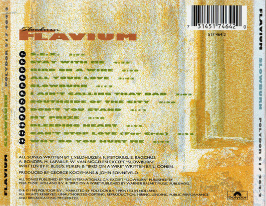 Flavium : Slowburn (CD, Album)