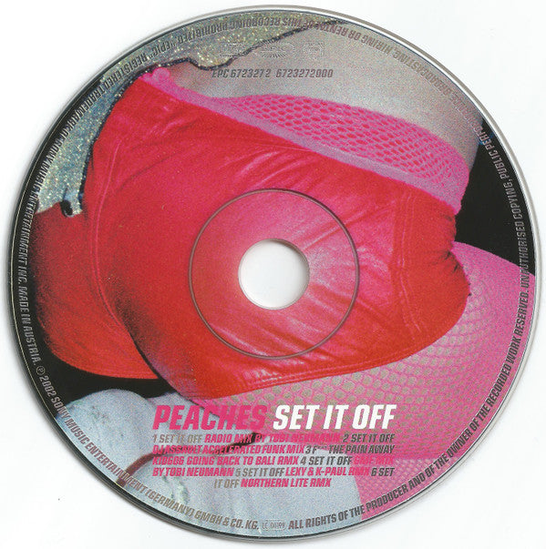 Peaches : Set It Off (CD, Single)