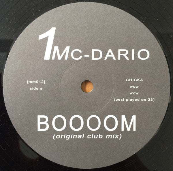 MC-Dario : Boooom (12")