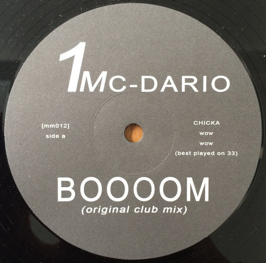 MC-Dario : Boooom (12")