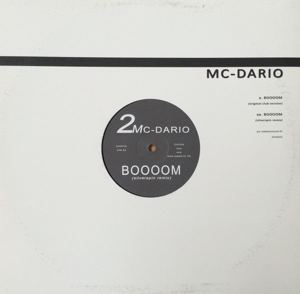 MC-Dario : Boooom (12")