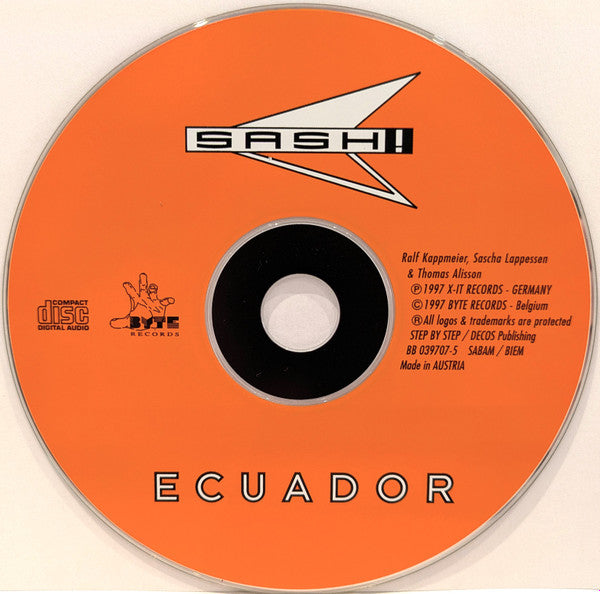 Sash! Featuring Rodriguez : Ecuador (CD, Maxi)