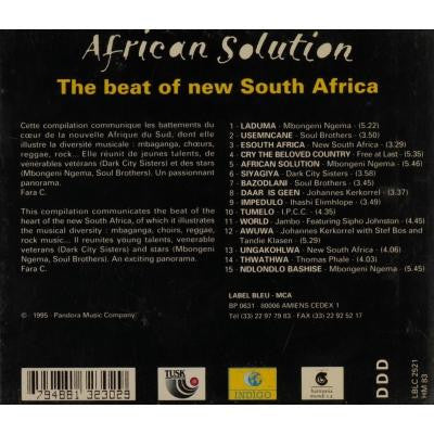 Various : African Solution - Beat Of The New South Africa (CD, Comp)