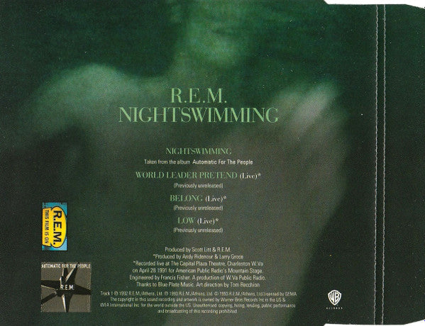 R.E.M. : Nightswimming (CD, Maxi)