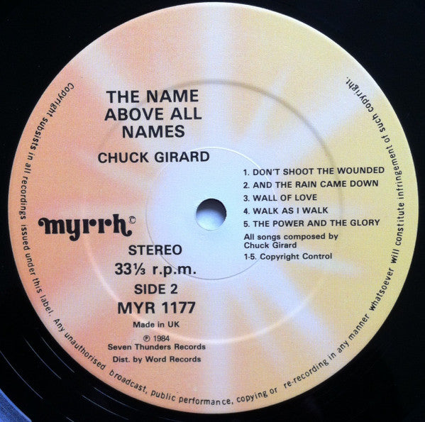 Chuck Girard : The Name Above All Names (LP, Album)