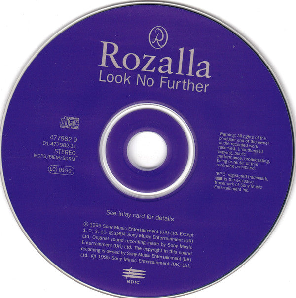 Rozalla : Look No Further (CD, Album)