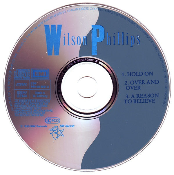 Wilson Phillips : Hold On (CD, Maxi)