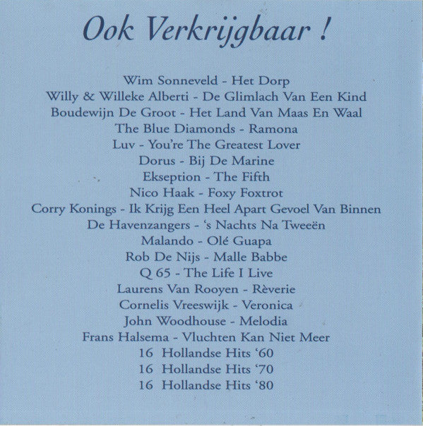 Frans Halsema : Vluchten Kan Niet Meer (CD, Comp)