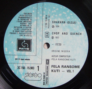 Fela Kuti : Vol. 1 & 2 (2xLP, Comp, Gat)