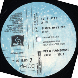 Fela Kuti : Vol. 1 & 2 (2xLP, Comp, Gat)