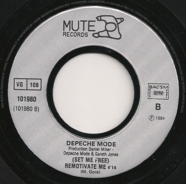 Depeche Mode : Master And Servant (7", Single, Sil)