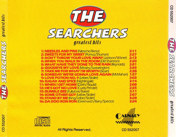 The Searchers : Greatest Hits (CD, Comp)
