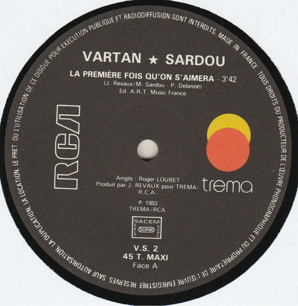 Sylvie Vartan / Michel Sardou : La Première Fois Qu'On S'Aimera (12", Maxi)