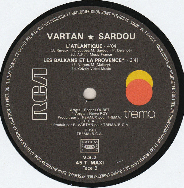 Sylvie Vartan / Michel Sardou : La Première Fois Qu'On S'Aimera (12", Maxi)