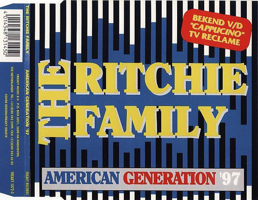 The Ritchie Family : American Generation '97 (CD, Maxi)