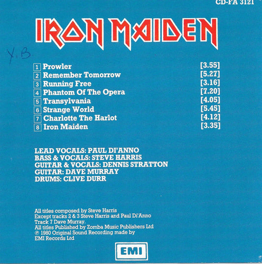 Iron Maiden : Iron Maiden (CD, Album, RE, RP)
