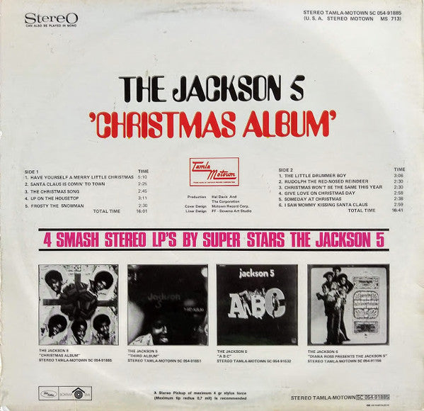 The Jackson 5 : Christmas Album (LP, Album)