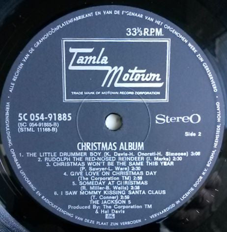 The Jackson 5 : Christmas Album (LP, Album)