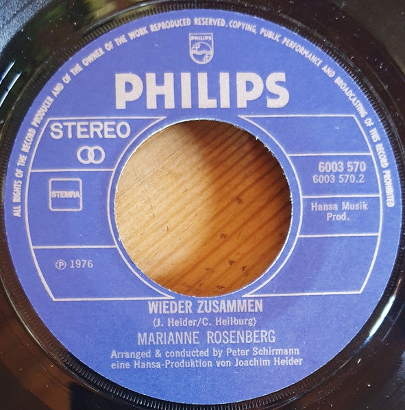 Marianne Rosenberg : Marleen (7", Single)