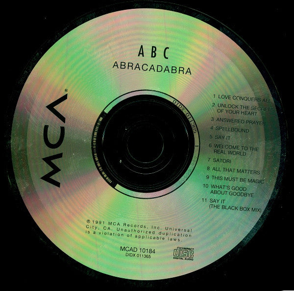 ABC : Abracadabra (CD, Album)
