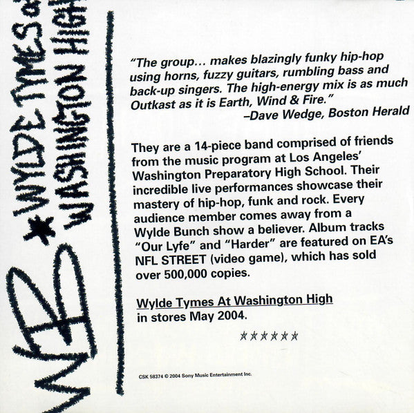 Wylde Bunch : Home Room Sampler (CD, Promo, Smplr)