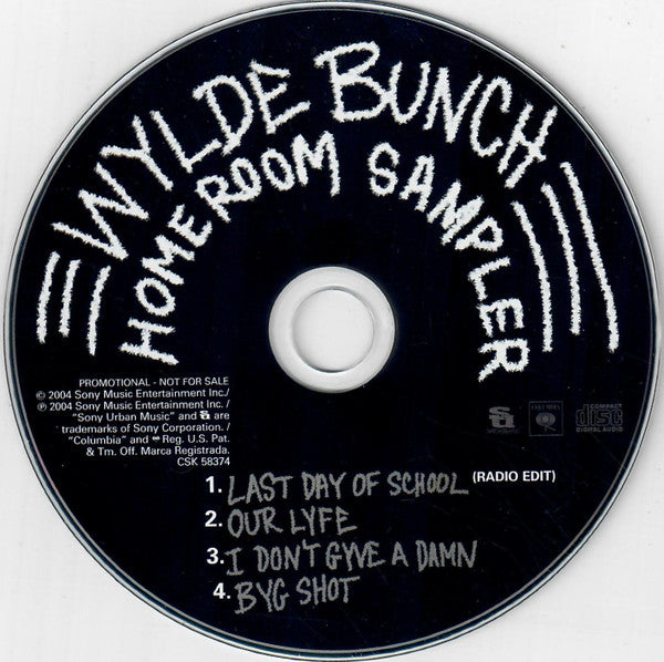 Wylde Bunch : Home Room Sampler (CD, Promo, Smplr)