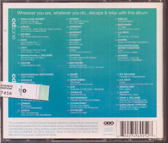 Various : Chill: Classical (2xCD, Comp)