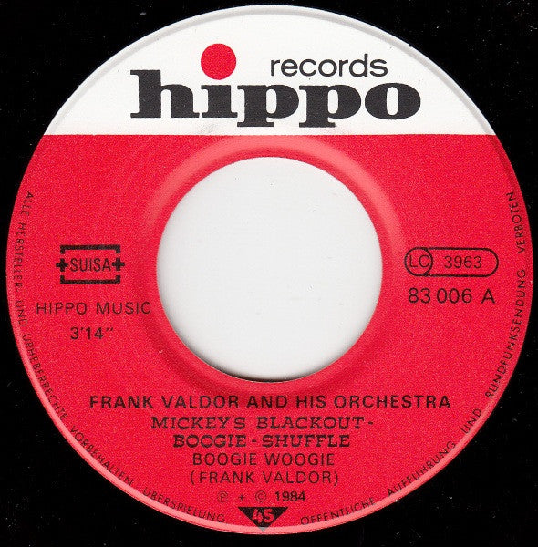 Orchester Frank Valdor : Mickey's Blackout-Boogie-Shuffle (7", Single)