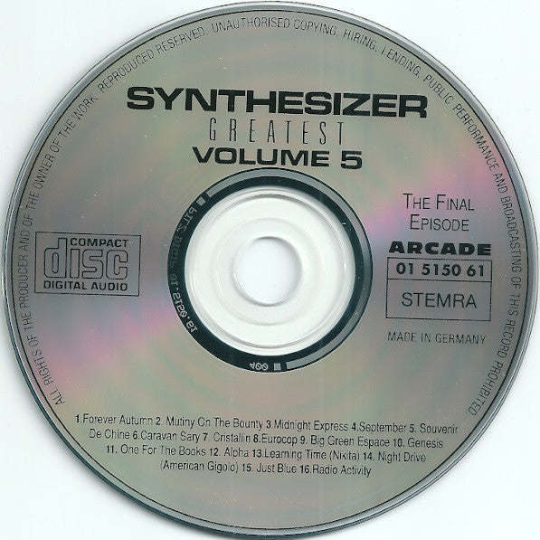 Ed Starink : Synthesizer Greatest Volume 5 - The Final Episode (CD, Album)
