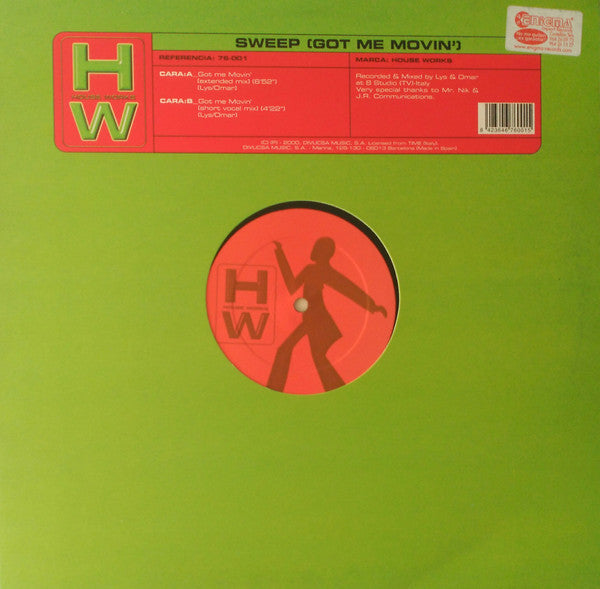 Sweep (3) : Got Me Movin' (12")
