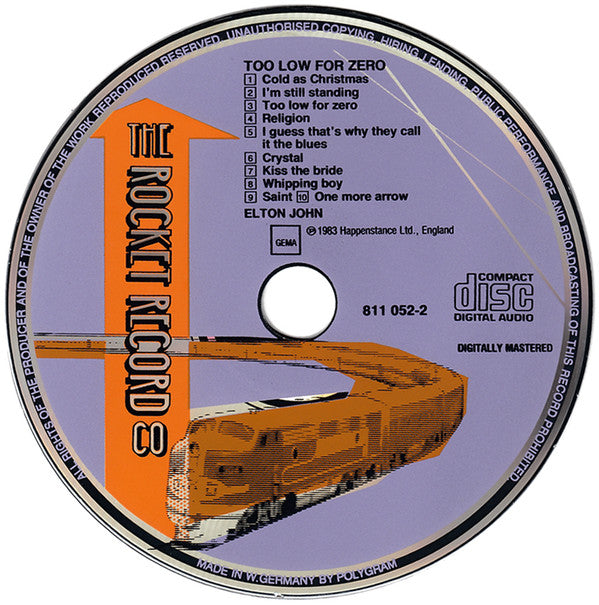 Elton John : Too Low For Zero (CD, Album)
