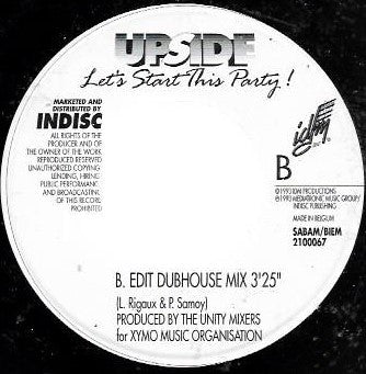 Up Side : Let's Start This Party (7", Single)