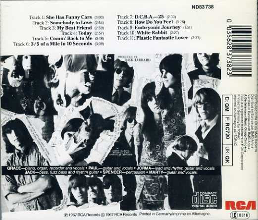Jefferson Airplane : Surrealistic Pillow (CD, Album, RE, RP)