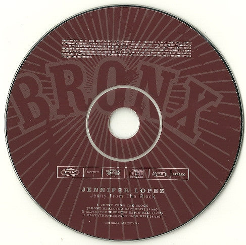 Jennifer Lopez : Jenny From The Block (CD, Single)
