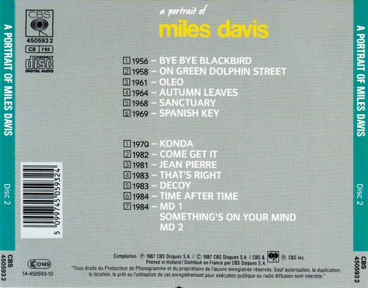Miles Davis : A Portrait Of Miles Davis (2xCD, Comp)