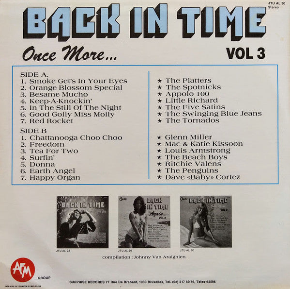 Various : Back In Time Once More... Vol 3 (LP, Comp)