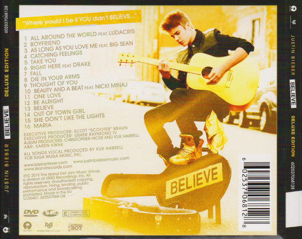 Justin Bieber : Believe (CD, Album + DVD-V + Dlx)