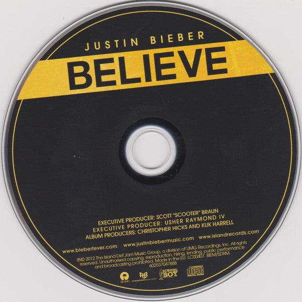 Justin Bieber : Believe (CD, Album + DVD-V + Dlx)