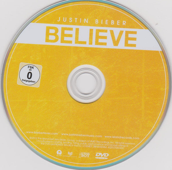 Justin Bieber : Believe (CD, Album + DVD-V + Dlx)