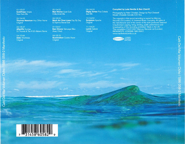 Various : Café Del Mar Volumen Ocho (CD, Comp)