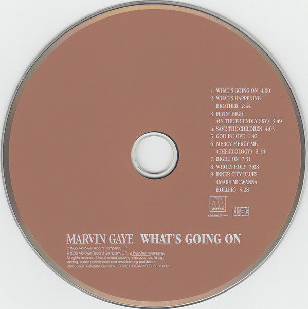 Marvin Gaye : What's Going On (CD, Album, RE, RM)