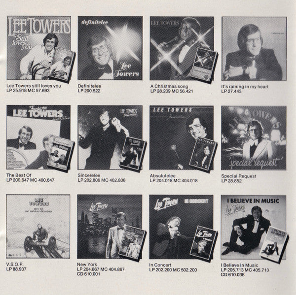 Lee Towers : I Believe In Music (CD, Album)